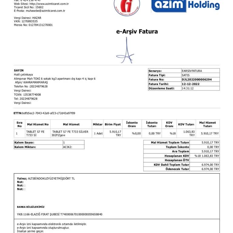 Samsung Samsun TAB S7 Fe Tablet Ekranında Beyaz Noktalar Oluşması