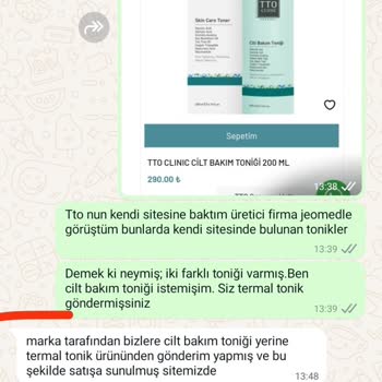 Dermoeczanem Yanlış Ürün Gönderimi Ve Sahte Ürün Şüphesi