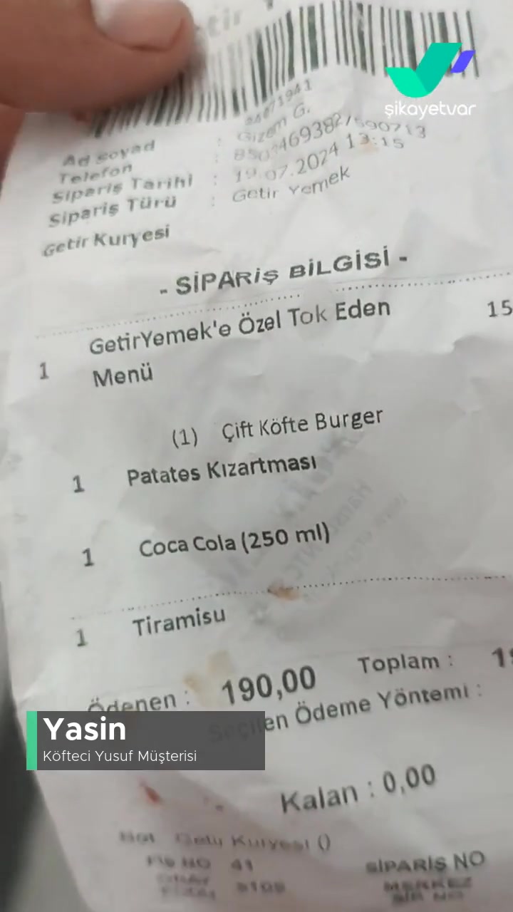 Köfteci Yusuf Bozuk Tatlı İle İlgilenmiyorlar! videonun kapak resmi