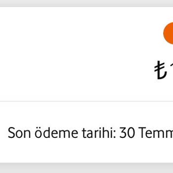 Vodafone İade Ettiğim Ürünün Ücretin Faturamdan Düşülmüyor