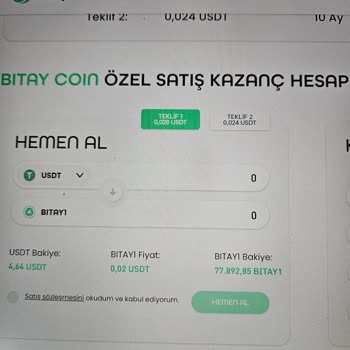 Bitay Coin Satışında Aylardır Süren Sorun Ve İletişimsizlik