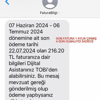 Vodafone Tarafından Kesilen Haksız Fatura!