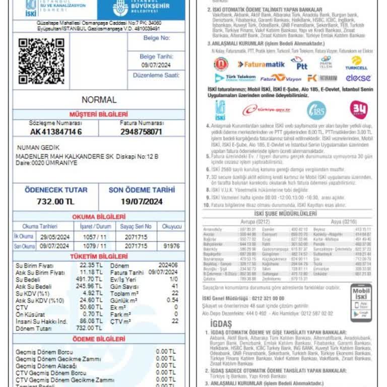 İSKİ Su Faturasına İtiraz