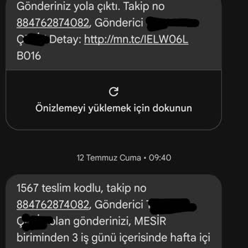 MNG Kargo, Kargomu İş Günü İçerisinde Geri Yolladı Ve İlgilenmedi