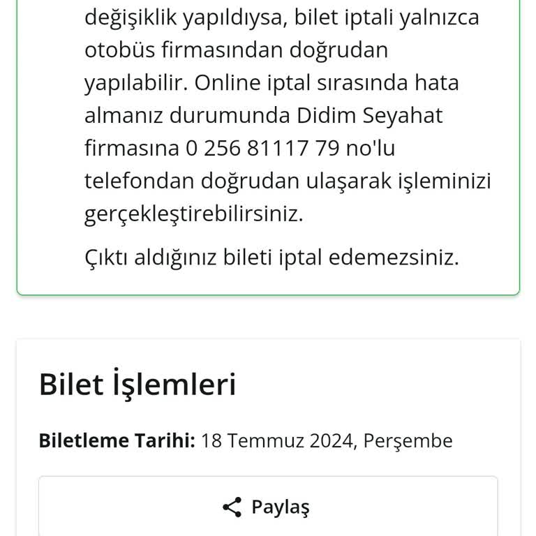 En Uygun'dan Alınan Biletlerin İptali Ve Ulaşım Sorunu