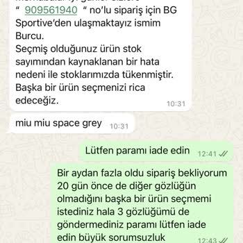 Shopier Bgsportive Ürünüm Teslim Edilmedi