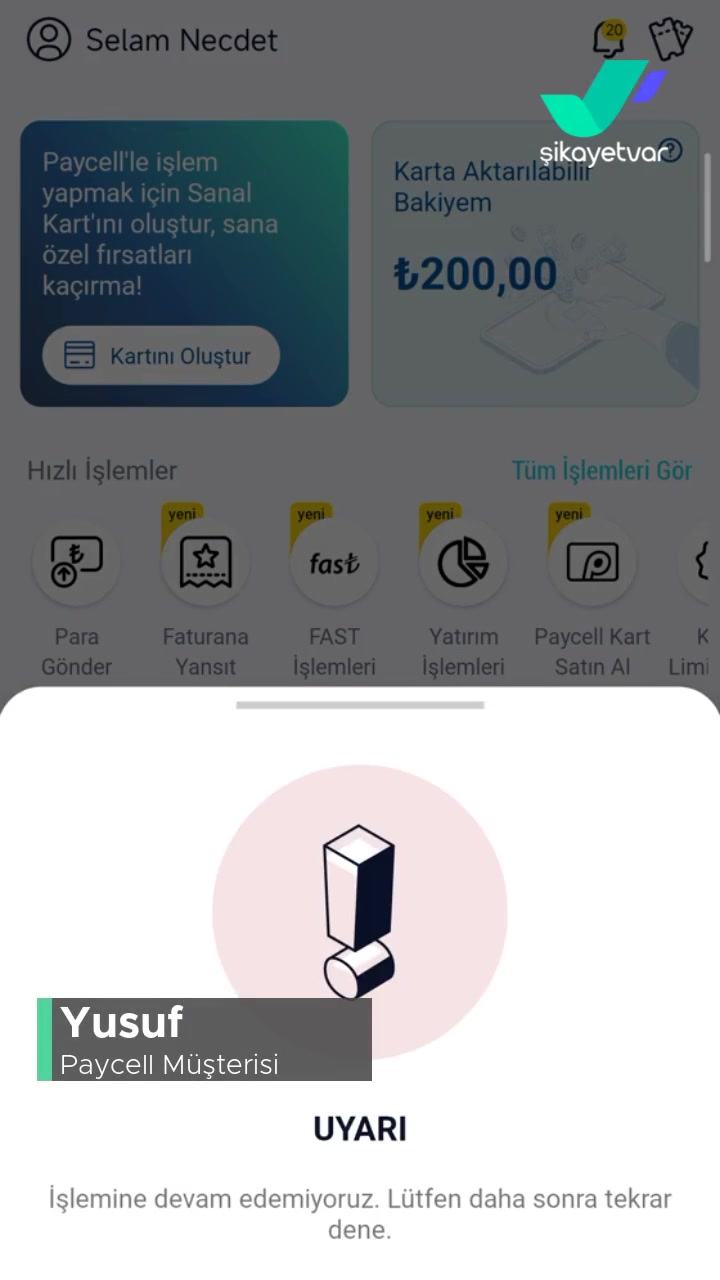 Paycell Kartlarım Silinmiş İçinde Param Var! videonun kapak resmi