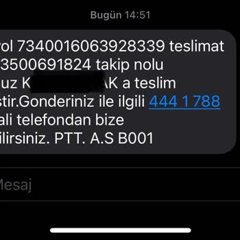 PTT Kargo Adrese Teslim Edilmeyen Apt İçine Atılıp Gidilen Kargo