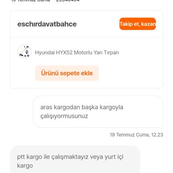 Eschırdavatbahçe Kargo Saçmalığı