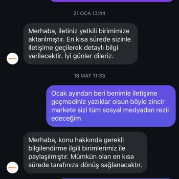 Böcekli Ürün Gönderen Migros