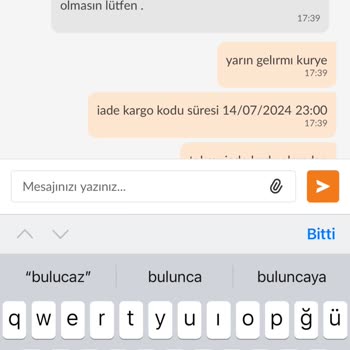 FLO Ayakkabı Trendyol Kurye Hatası Sürede Alınmaması