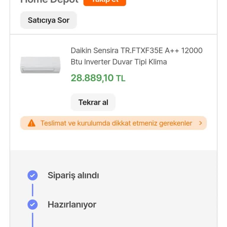 Daikin Klima Montaj Hizmeti Alamıyorum