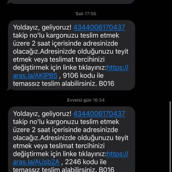 Aras Kargo Adresin Yetersiz Görülmesi?