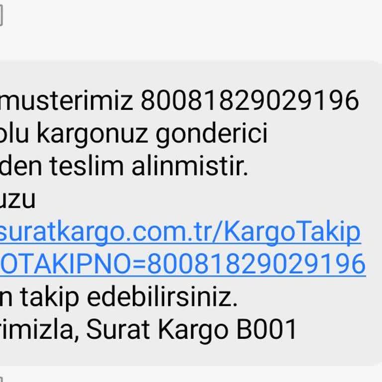 Sürat Kargo Çalışma Disiplini Sıfır. Mağdur Olan Vatandaş.