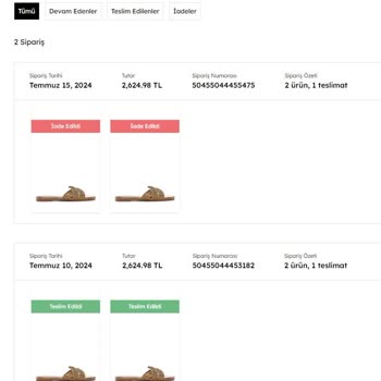 Derimod Ürün Teslimindeki Sıkıntı