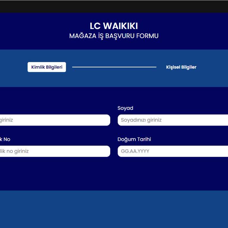 LC Waikiki Yanıltıcı İş Başvuru Sitesi Hakkında Yardım Talebi