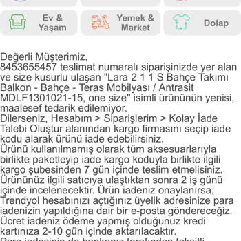 Trendyol Ve Horoz Lojistik'in İş Çözememesi