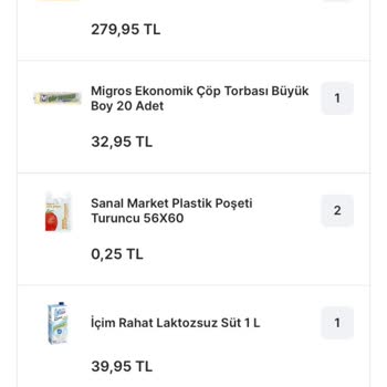 Migros Sanal Market Gramaja Dikkat Etmiyor