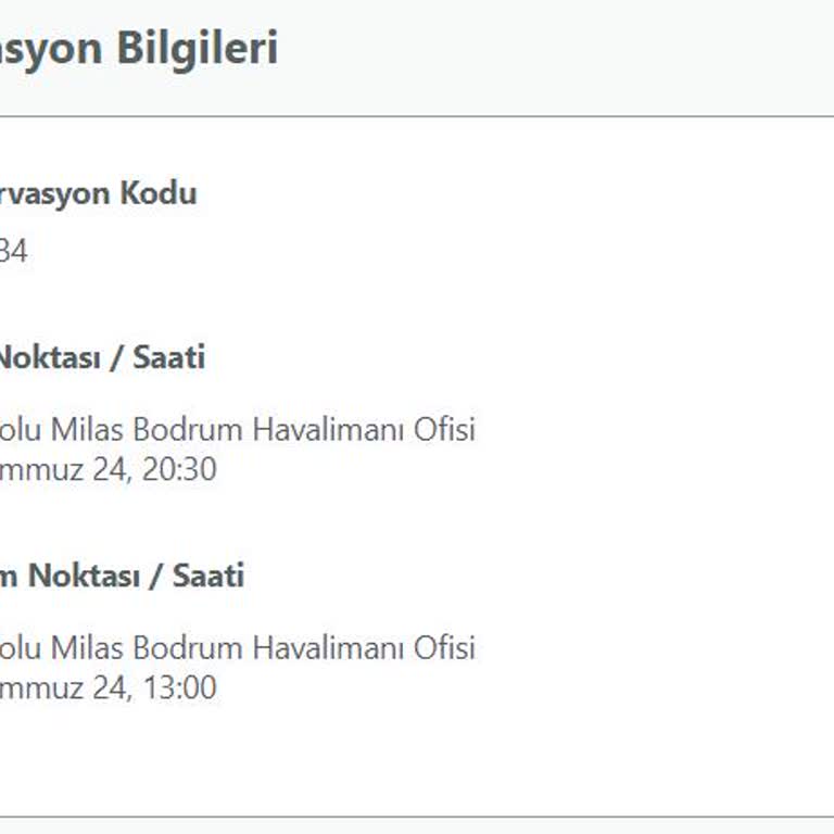 Enuygun.com Teslim Edilmeyen Aracın Yapılmayan Para İadesi