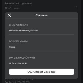 Roblox Hesabımın Güvenlik İhlali Ve Envanter Kaybı