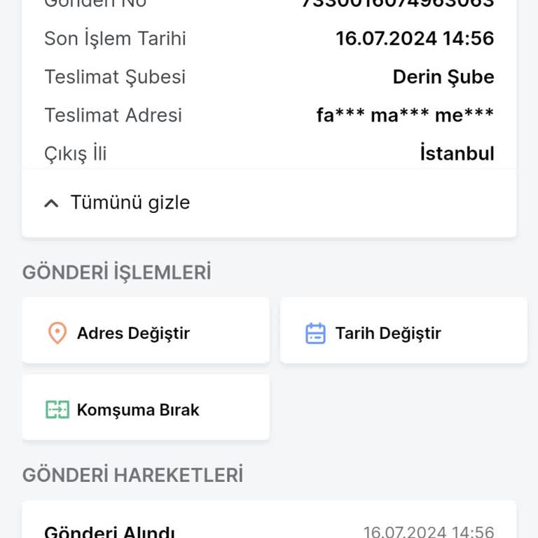 Trendyol Express Kargo Sözde Express