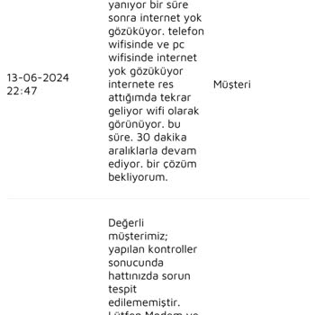 Millenicom Sürekli İnternet Kesintisi Ve Yetersiz Müşteri Hizmetleri
