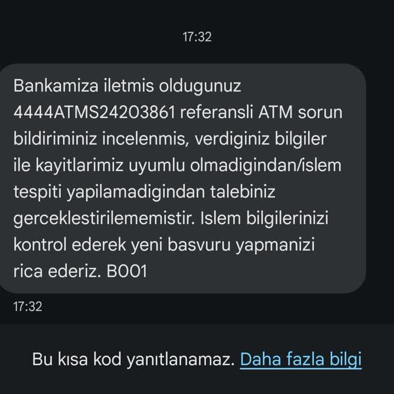 Ziraat Bankası Param Alıkonuldu Yazısı