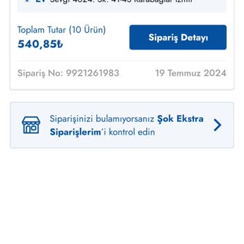 Şok Market Sürekli Sipariş Gecikmesi