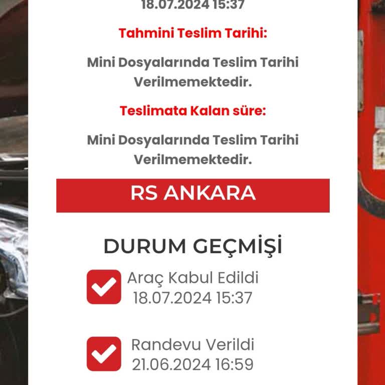 Rs Servis Ankara Şaşmaz Mini Onarım Şikayeti
