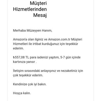 Amazon'un İade Edemediği Para