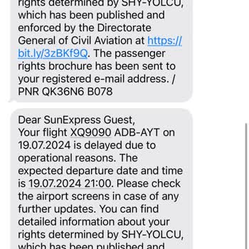 Sunexpress Şikayet Ve İade