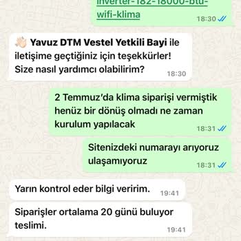 Vestel Siparişim Gelmedi Muhatap Yok