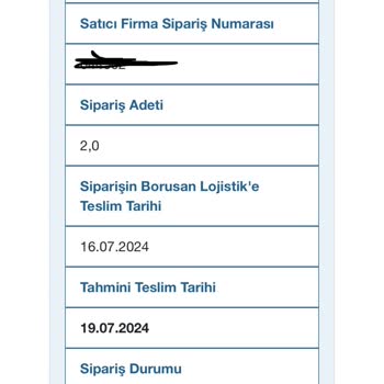 Borusan Lojistik 3 Gündür Kargoyu Getirmiyor
