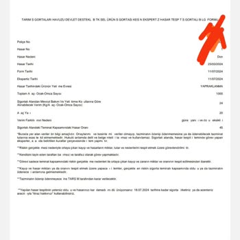TARSİM Yardım Hataları Üzüm Bağı