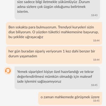 Trendyol GO Haksız Yere Para İadesi Yapmıyor!