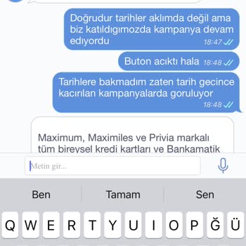 İş Bankası Maksimum Kart Puanlarımı Yatırmıyor