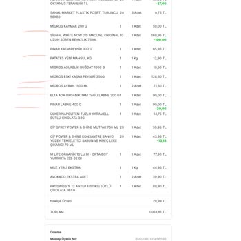 Migros Sanal Market Çözümsüzlüğü