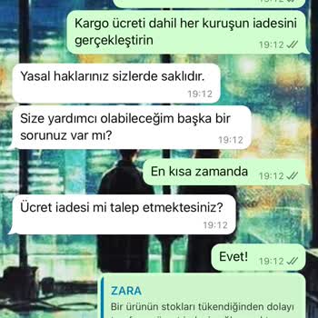 Zara Müşteri Desteği Veremiyor!