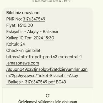 Kamil Koç Bir Daha Asla Binmem