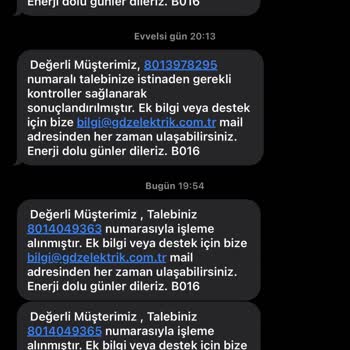 GDZ Elektrik Dağıtım Faz Problemi 1 Aydır