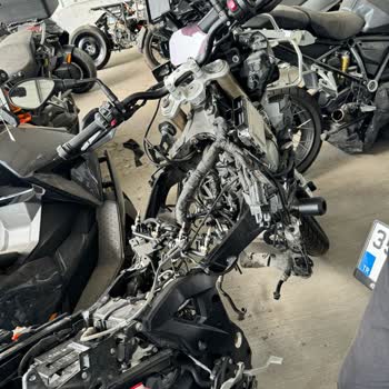 Seyir Haline Sıfır Servis Bakımlı BMW Motosiklet Patladı!