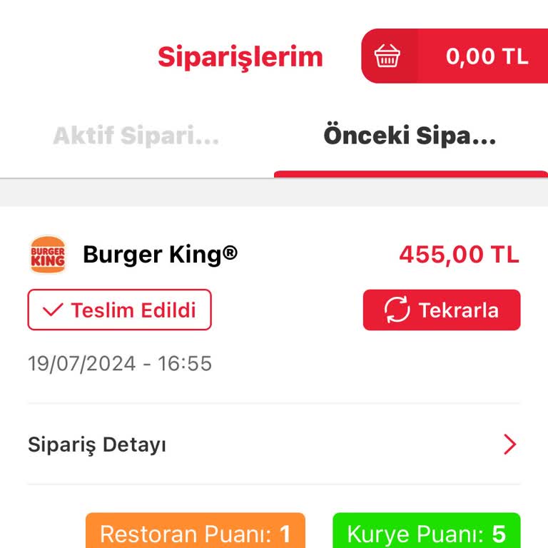 Burger King Okmeydanı Şubesi Ve Tıkla Gelsin Uygulaması