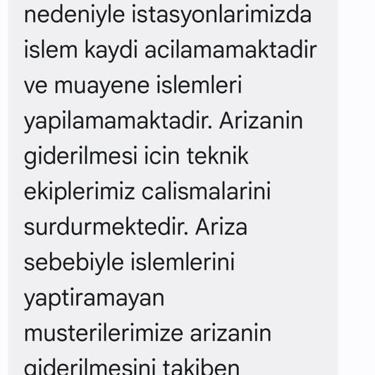 Tüvtürk Randevuma Gitmeme Rağmen İptal Edildi