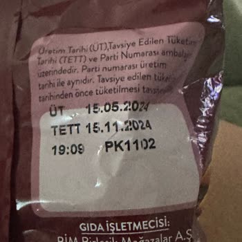 Simbat Kuruyemiş BİM Simbar Kuruyemişten Saç Çıktı