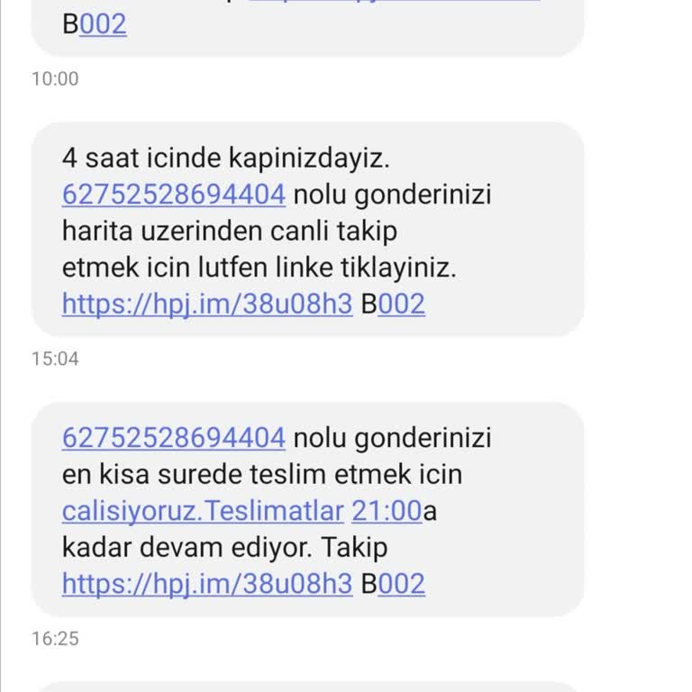 hepsiJET Kargo Teslim Problemi