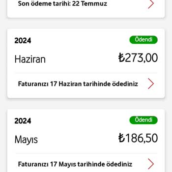 Vodafone Yasal Olmayan Fatura Bedeli!