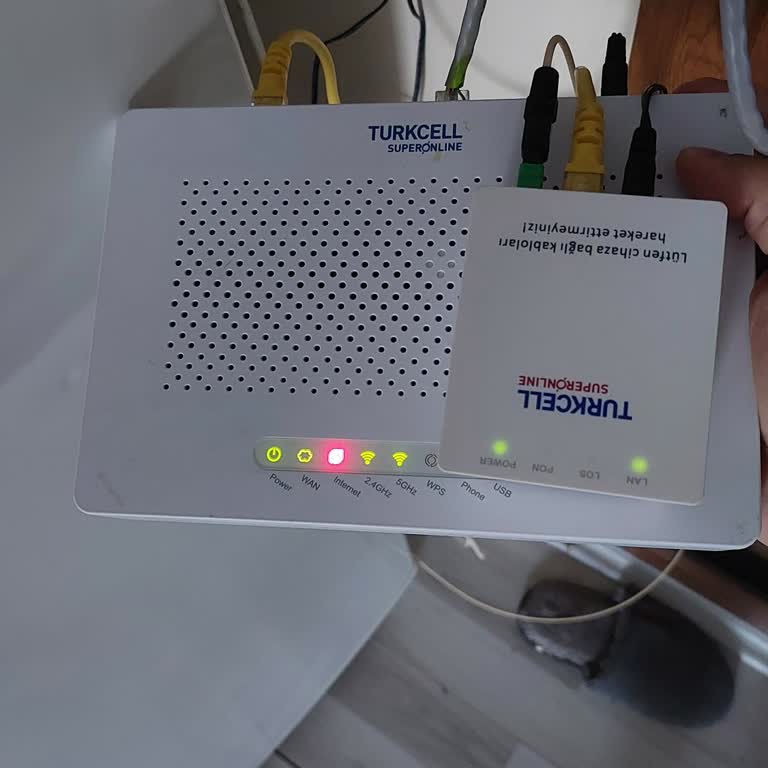 Vodafone İnternet Işığı Kırmızı Yanması