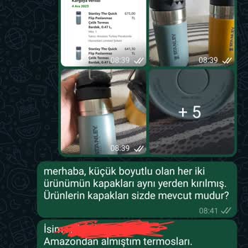 Kutupayısı Stanley Termos Pişmanlıktır. Kapak Kırıldı Termos Elimde Kaldı.