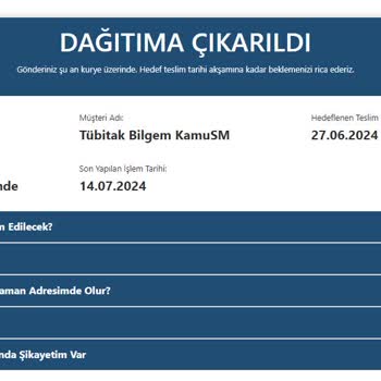 AGT Kurye & TÜBİTAK Bilgem Kamusm
