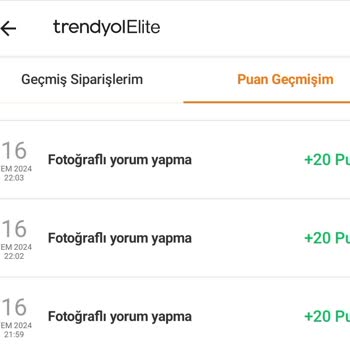 Trendyol Fotoğraflı Yorum Puanlarımı Yüklemiyor
